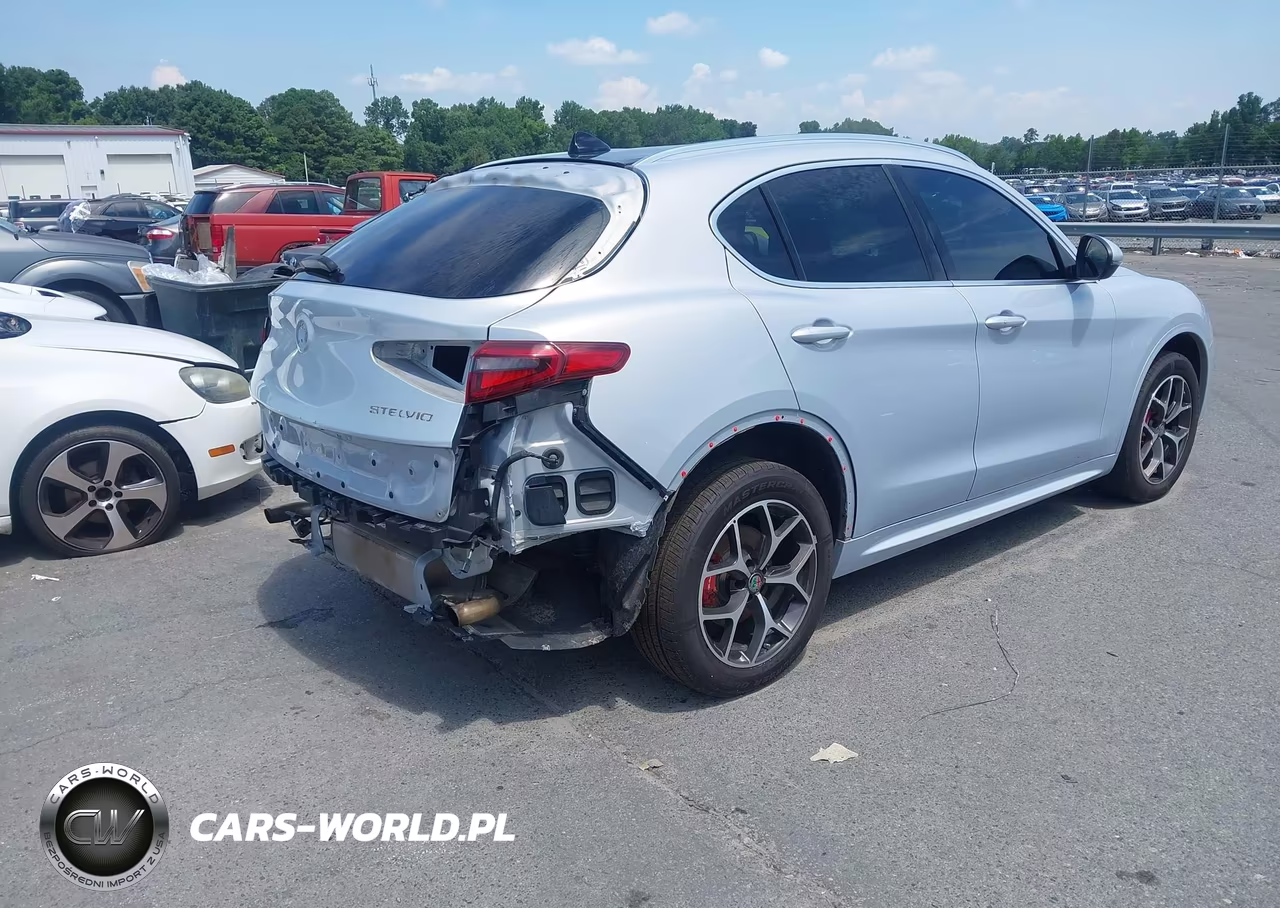2021 Alfa Romeo Stelvio Ti Awd VIN:ZASPAKBNXM7D14257 - 4
