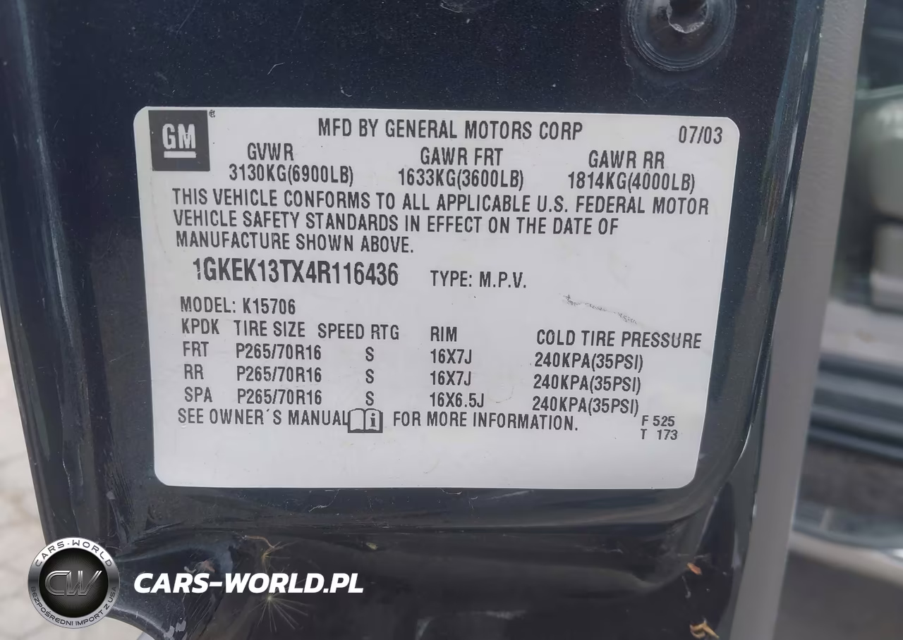 2004 GMC Yukon Slt VIN:1GKEK13TX4R116436 - 9