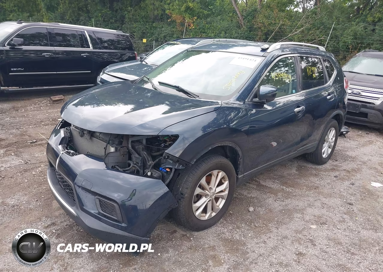 2016 Nissan Rogue Sv VIN:KNMAT2MV3GP643604 - 2