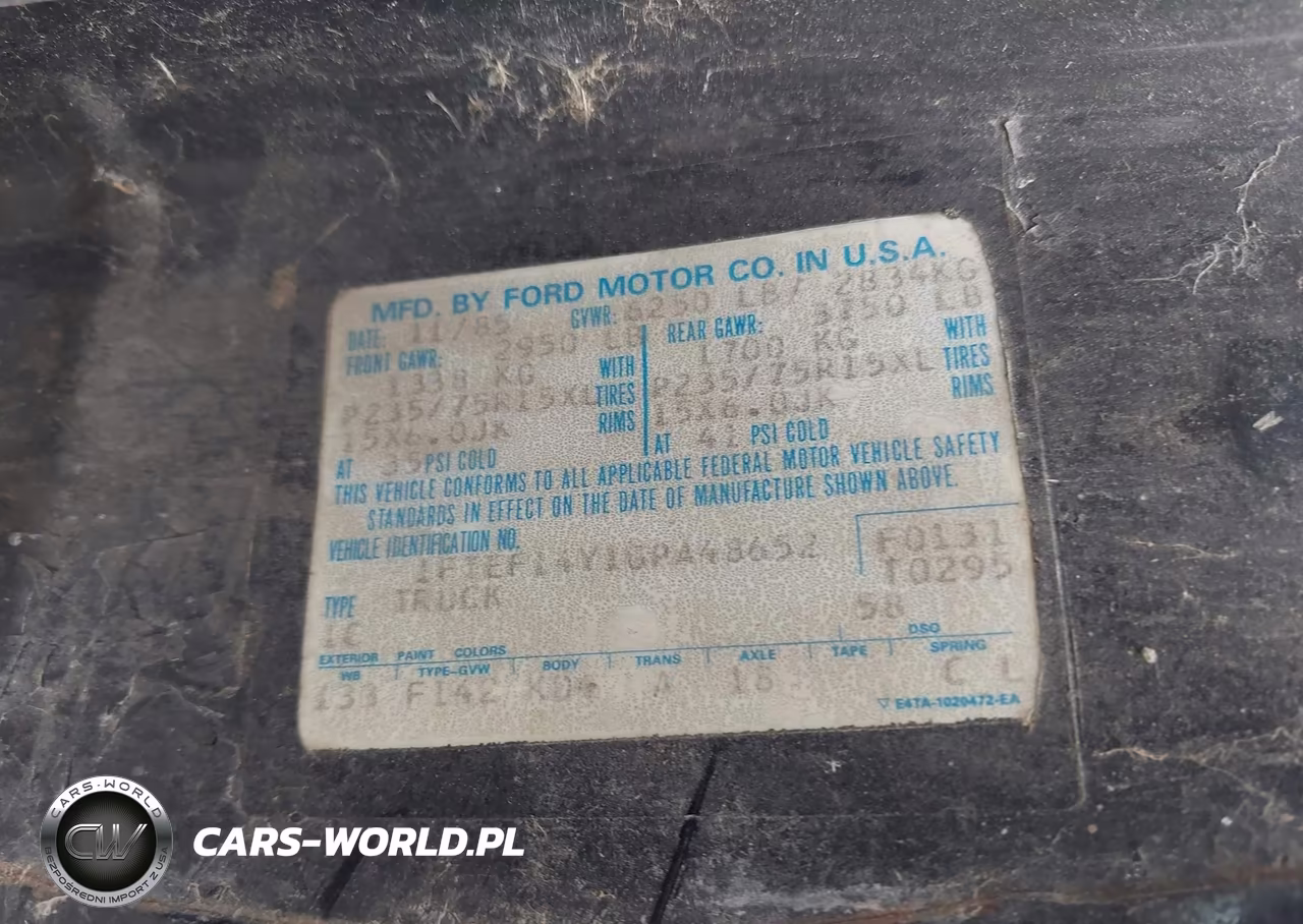 1986 Ford F150 VIN:1FTEF14Y1GPA48652 - 9