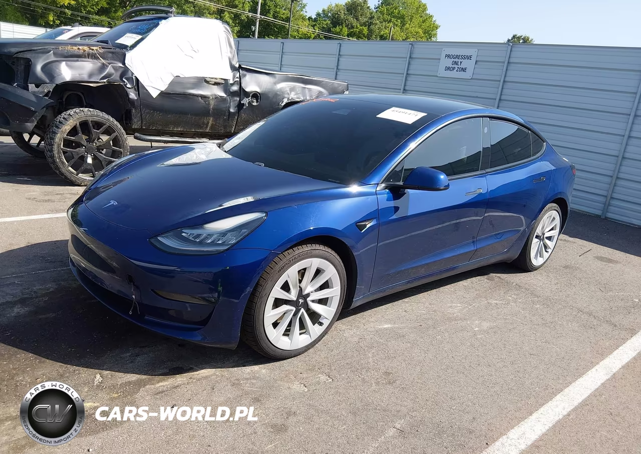 2021 Tesla Model 3 Long Range Dual Motor All-Wheel Drive VIN:5YJ3E1EB8MF862842 - 2