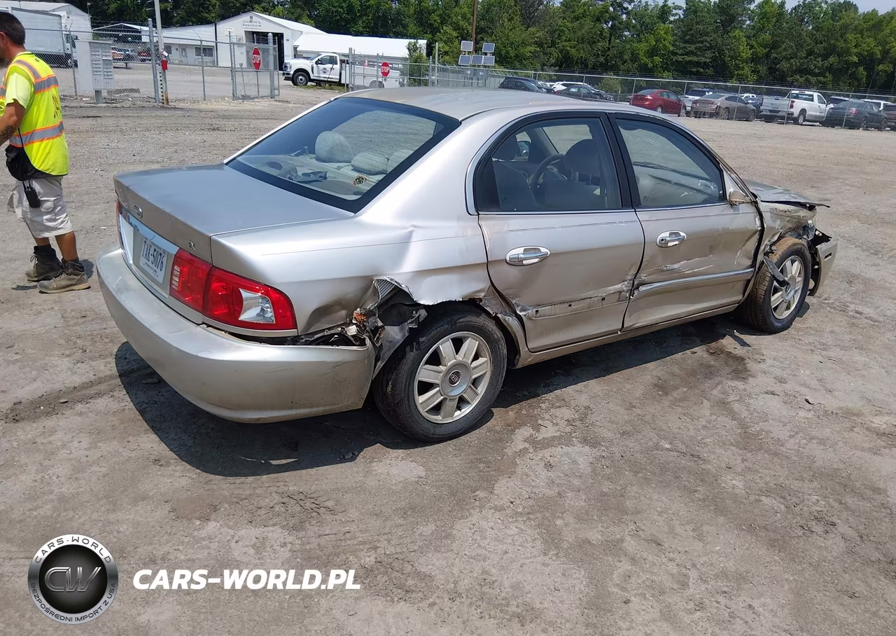 2004 Kia Optima Ex-Lx VIN:KNAGD126545316817 - 4