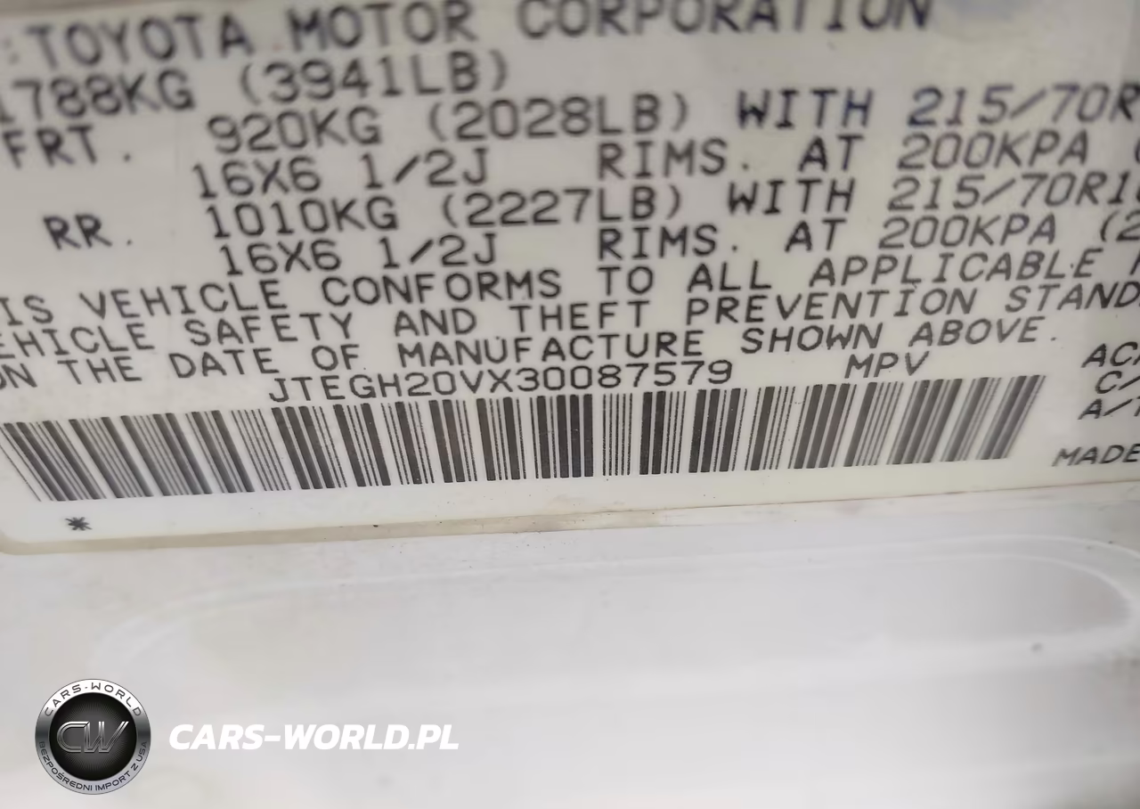 2003 Toyota Rav4 VIN:JTEGH20VX30087579 - 9