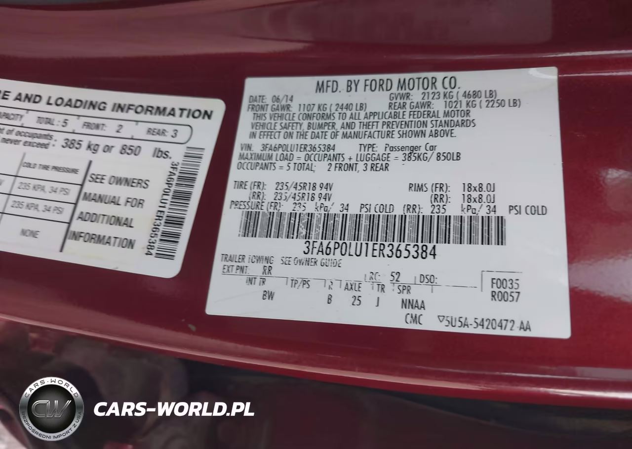 2014 Ford Fusion Hybrid Se VIN:3FA6P0LU1ER365384 - 9