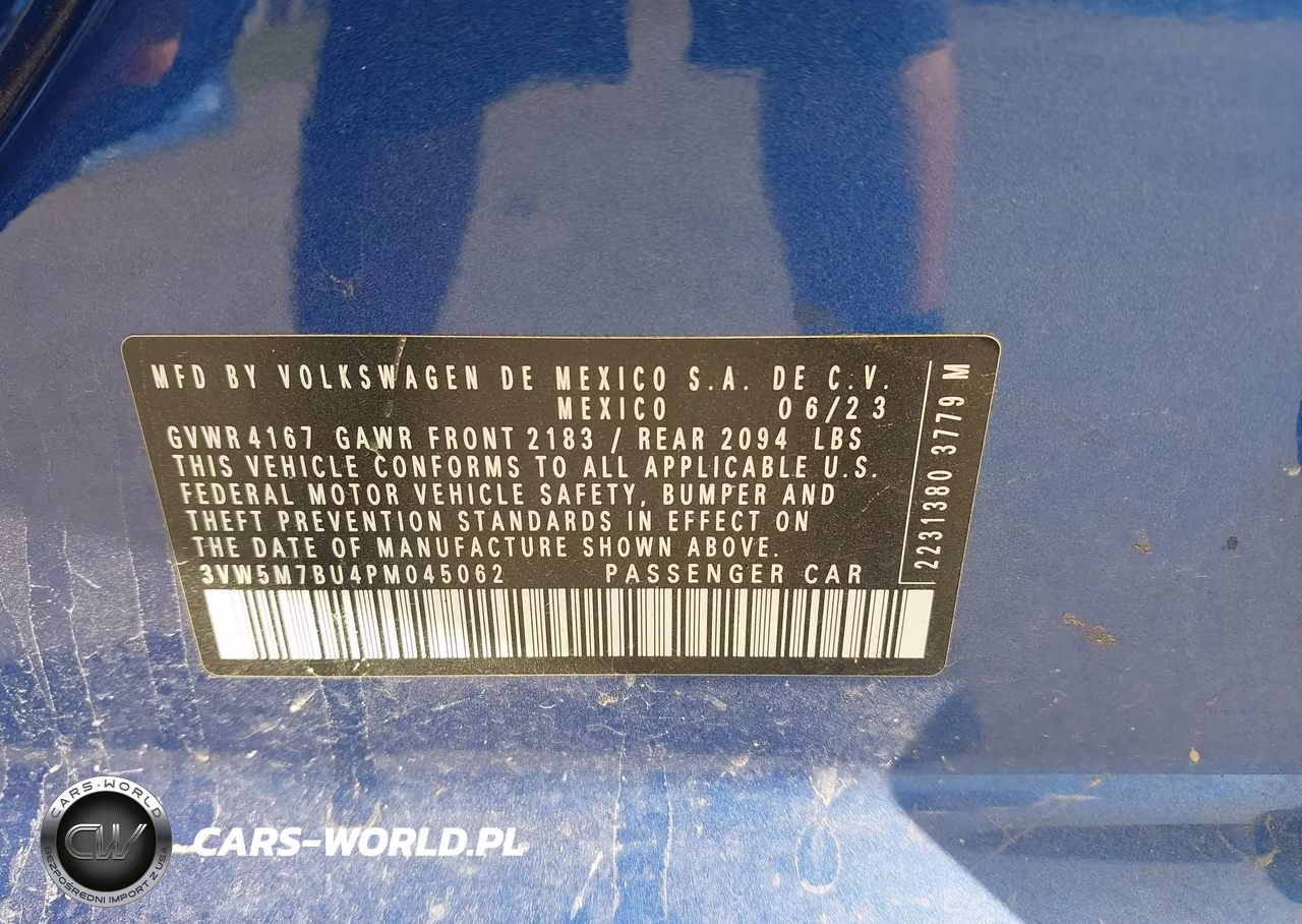 2023 Volkswagen Jetta 1.5T S VIN:3VW5M7BU4PM045062 - 9