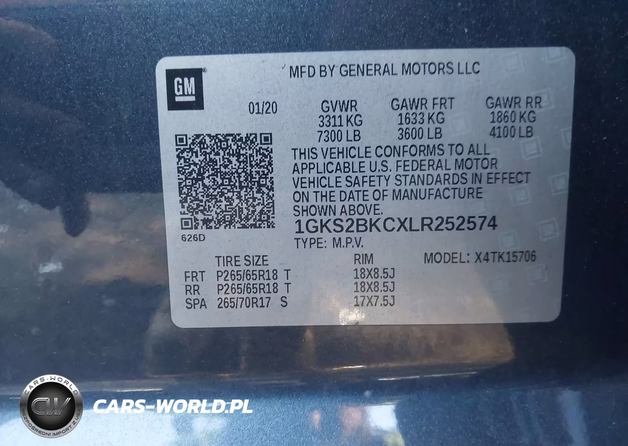2020 GMC Yukon 4Wd Slt VIN:1GKS2BKCXLR252574 - 9
