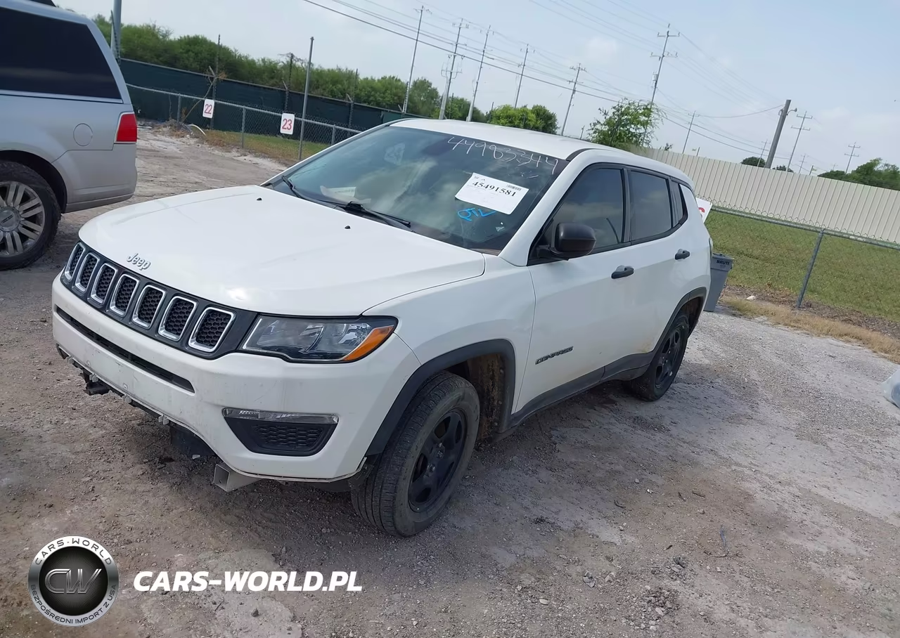 2019 Jeep Compass Sport Fwd VIN:3C4NJCAB3KT715851 - 2