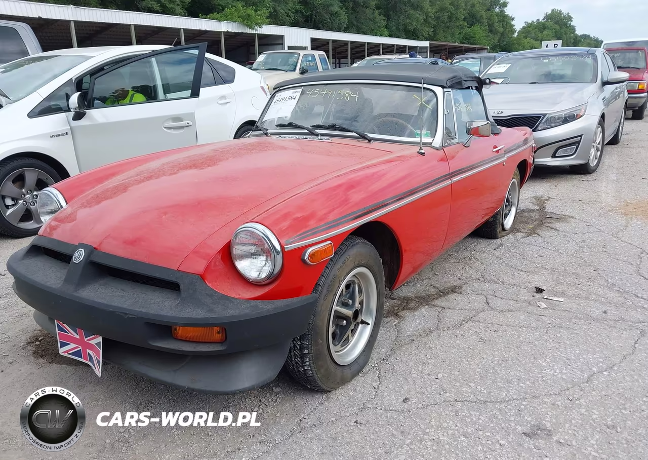 1976 Mg Mgb VIN:GHN5UG396854G - 2
