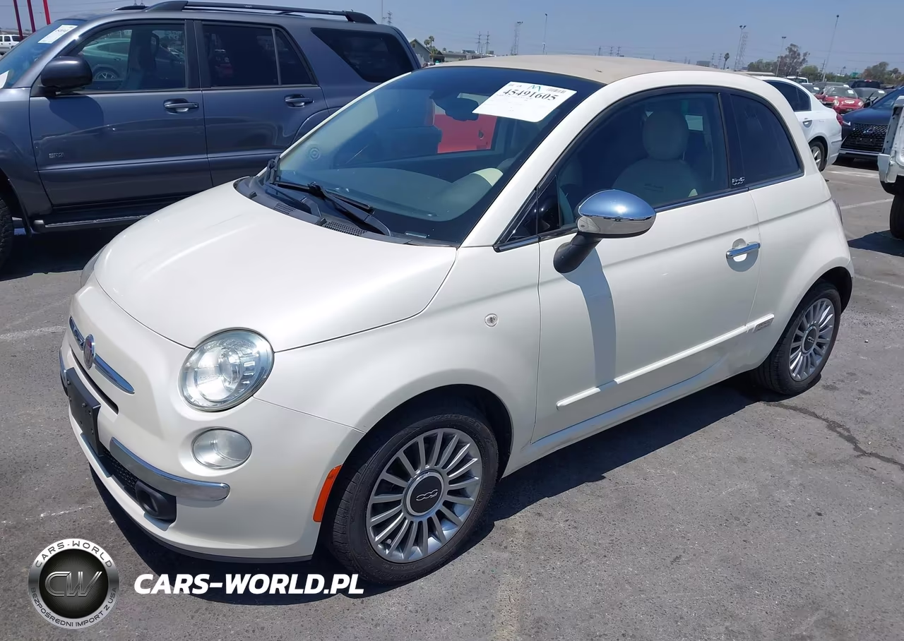 2012 Fiat 500C Lounge VIN:3C3CFFER4CT111183 - 2