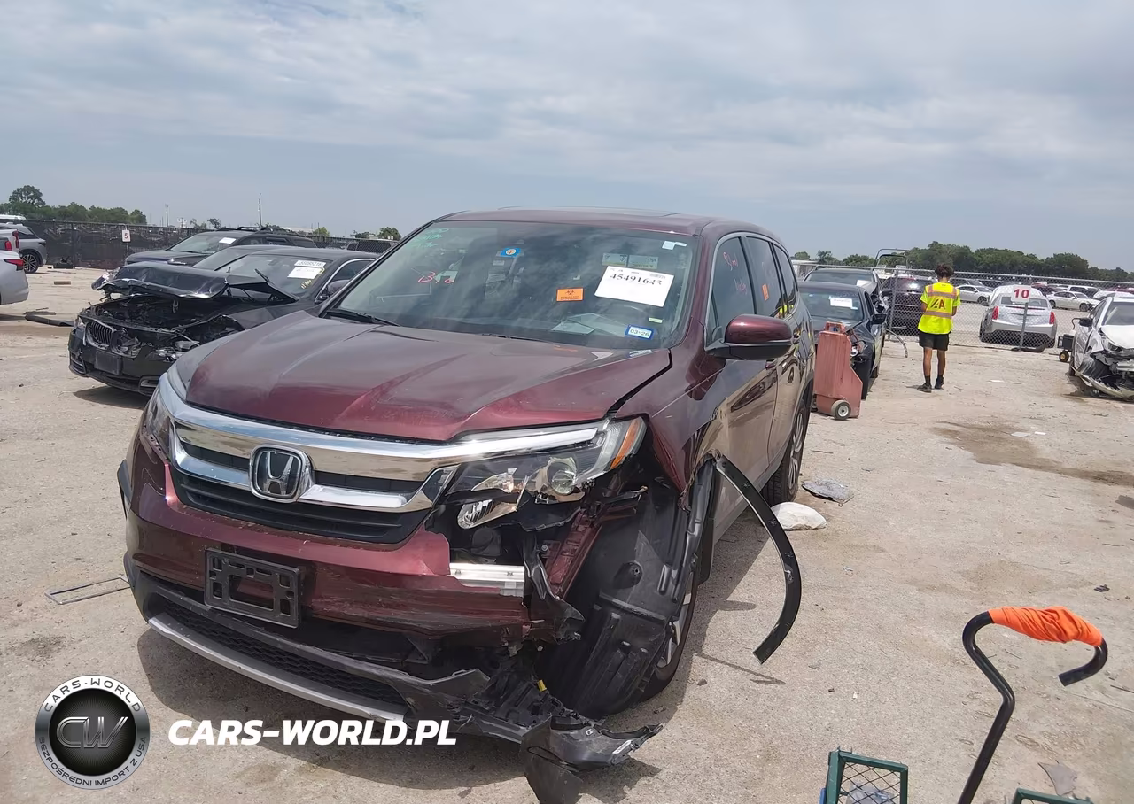 2019 Honda Pilot Ex-L VIN:5FNYF5H5XKB017780 - 2