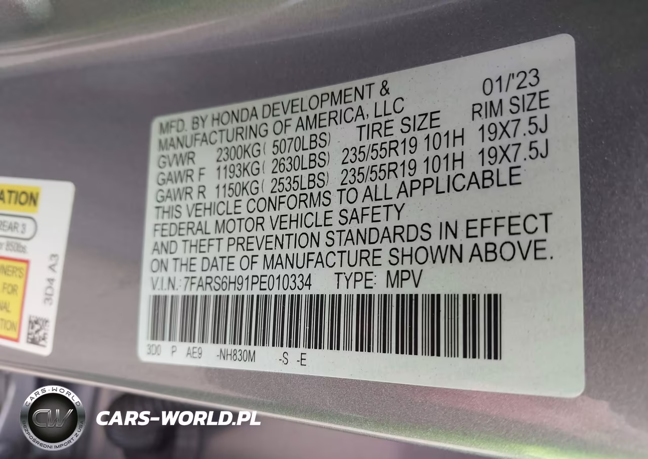 2023 Honda Cr-V Hybrid Sport Touring VIN:7FARS6H91PE010334 - 9