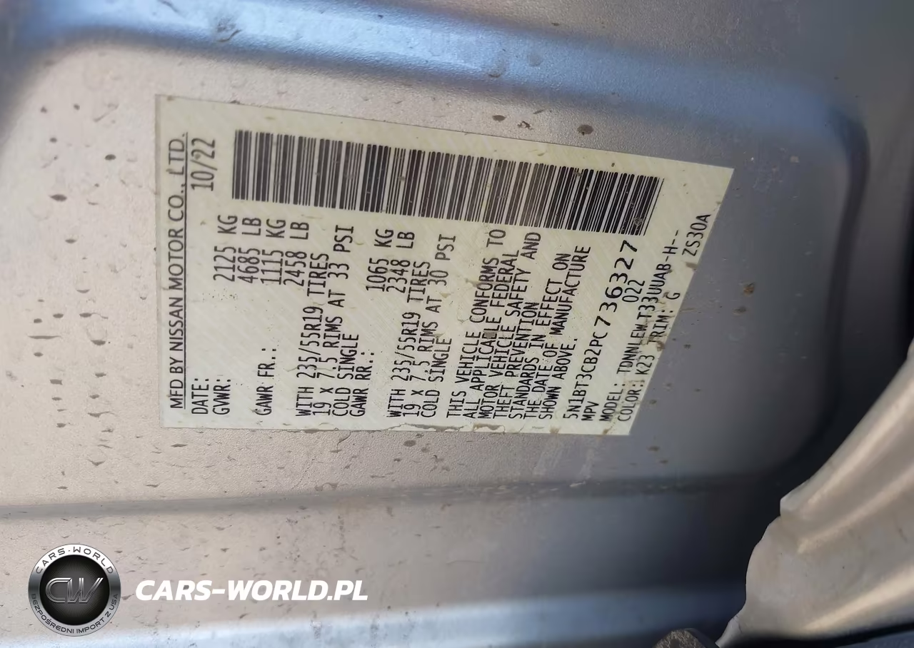 2023 Nissan Rogue Sl Intelligent Awd VIN:5N1BT3CB2PC736327 - 9