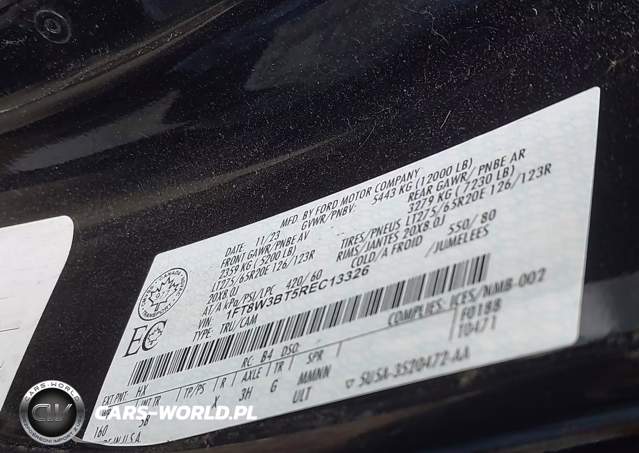 2024 Ford F-350 Lariat VIN:1FT8W3BT5REC13326 - 9