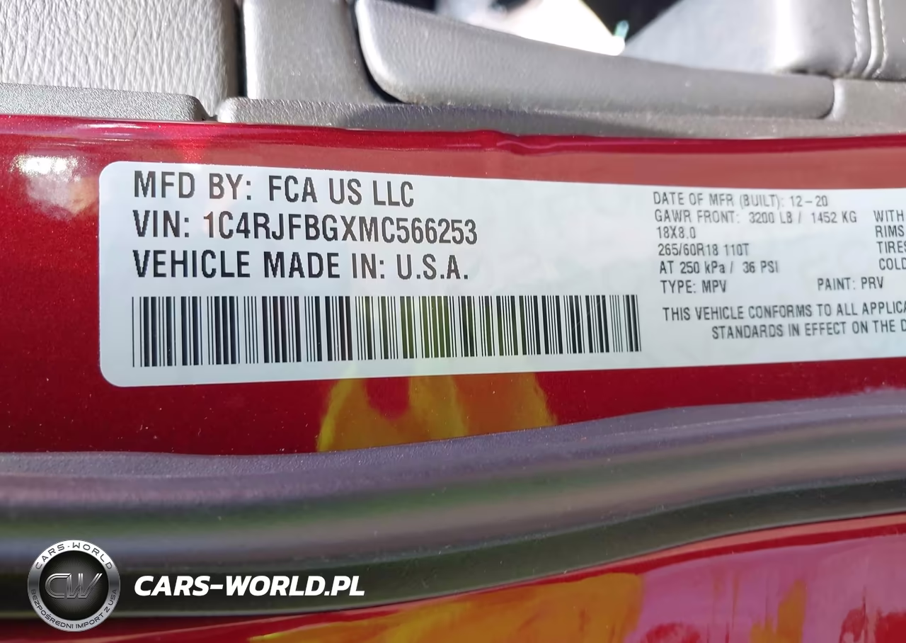 2021 Jeep Grand Cherokee Limited 4X4 VIN:1C4RJFBGXMC566253 - 9