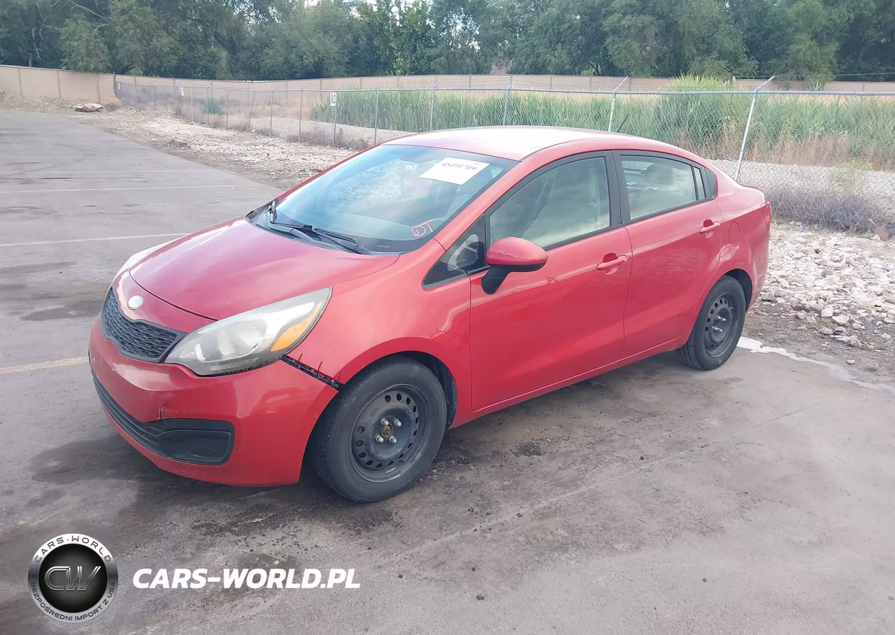 2013 Kia Rio Lx VIN:KNADM4A37D6256383 - 2