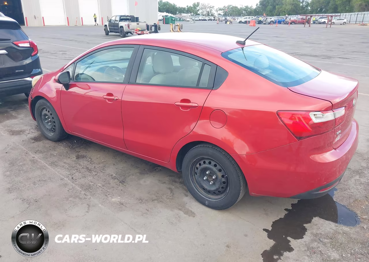 2013 Kia Rio Lx VIN:KNADM4A37D6256383 - 3