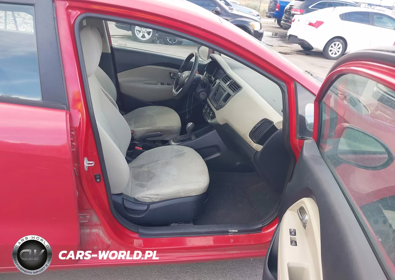 2013 Kia Rio Lx VIN:KNADM4A37D6256383 - 5