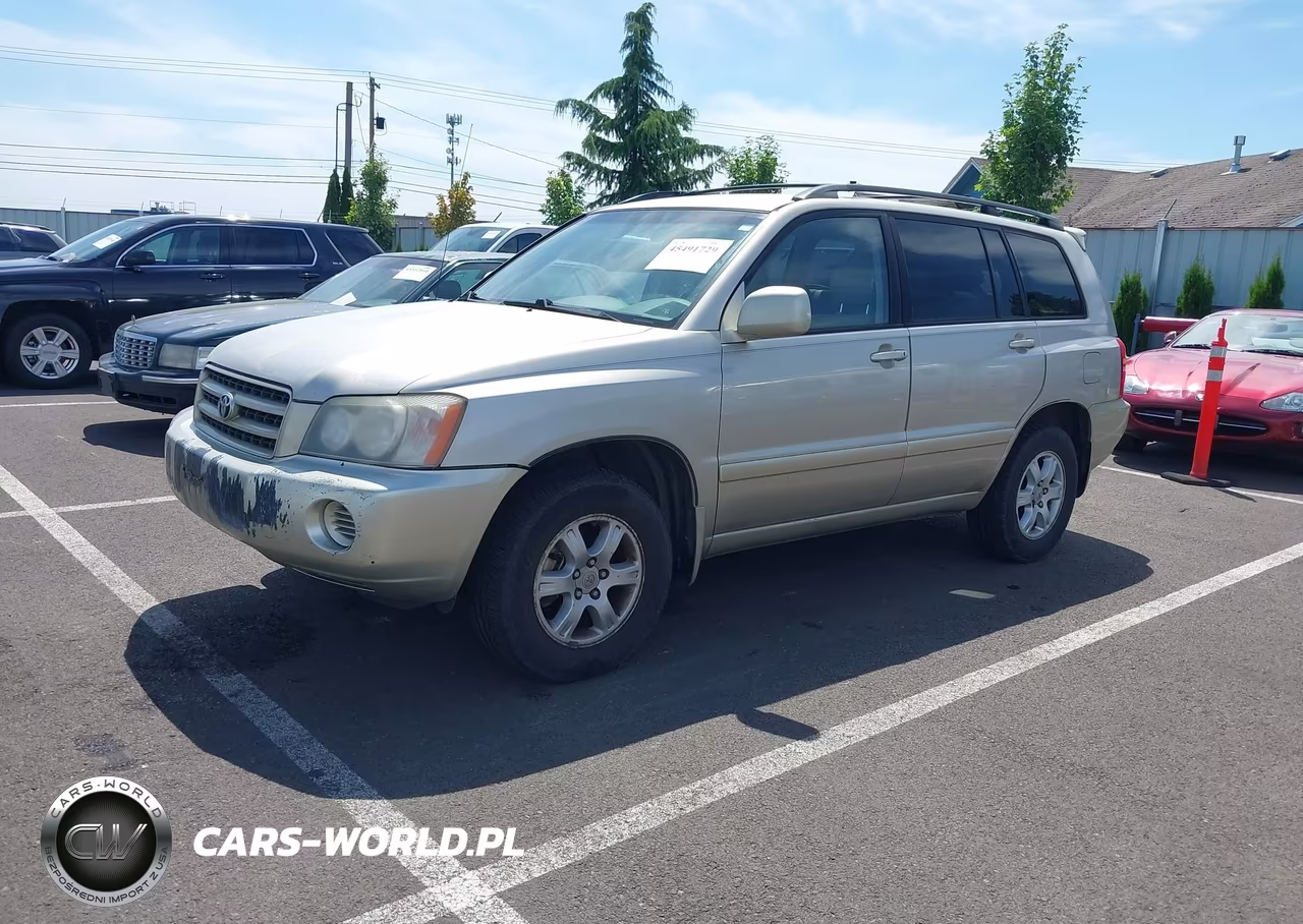 2003 Toyota Highlander V6 VIN:JTEHF21A430101398 - 2