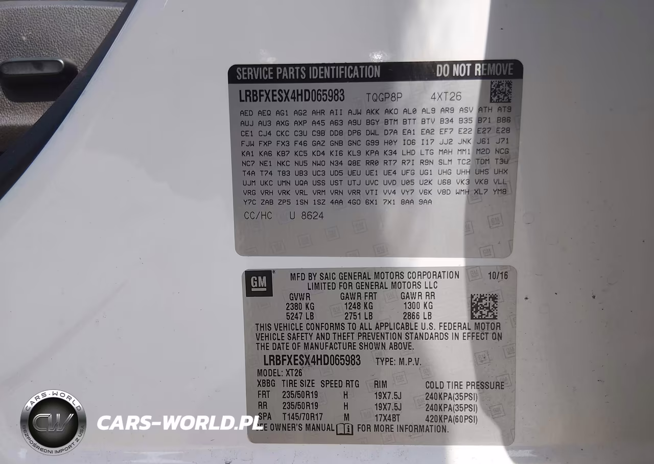 2017 Buick Envision Premium I VIN:LRBFXESX4HD065983 - 9