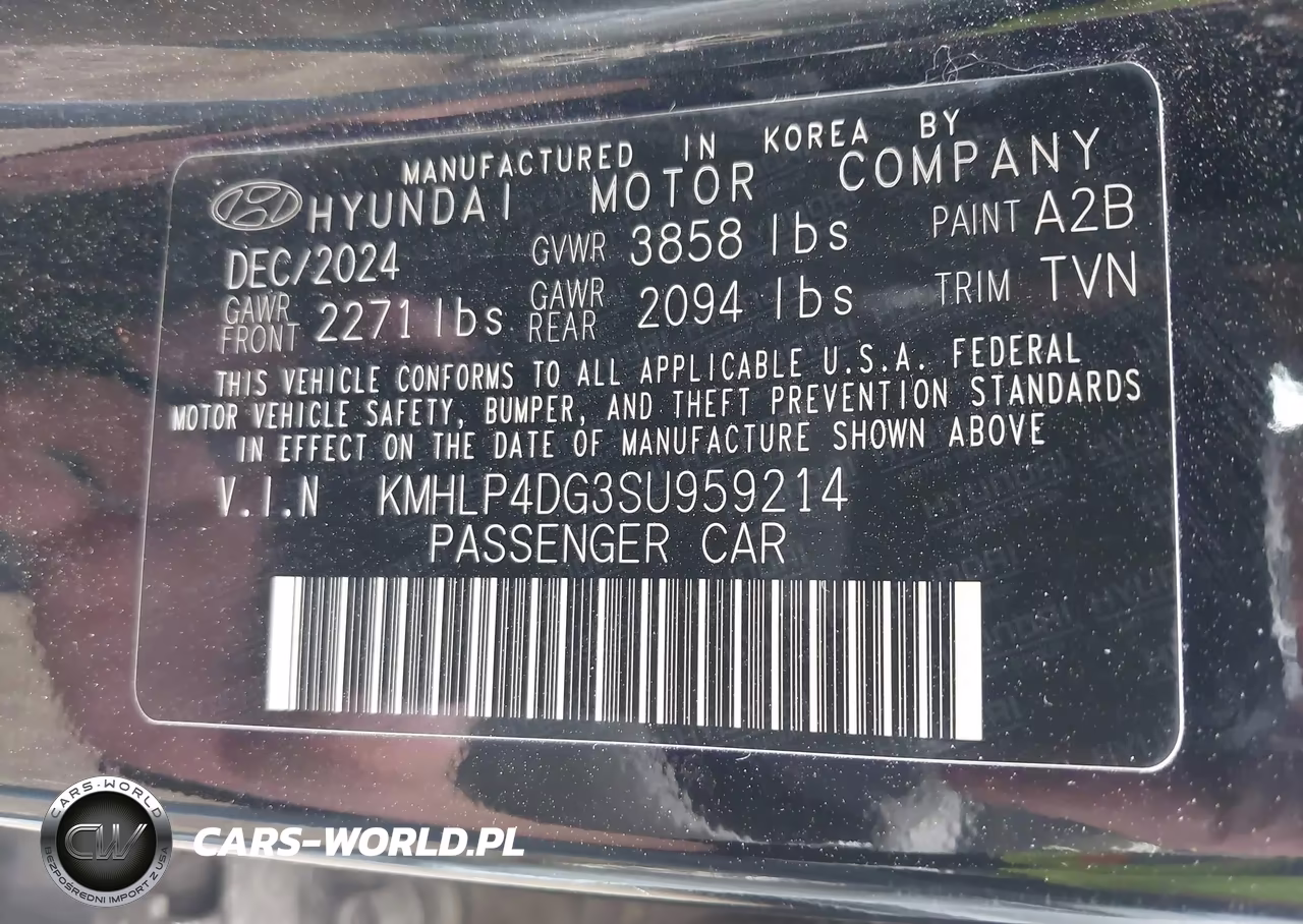 2025 Hyundai Elantra Limited VIN:KMHLP4DG3SU959214 - 9