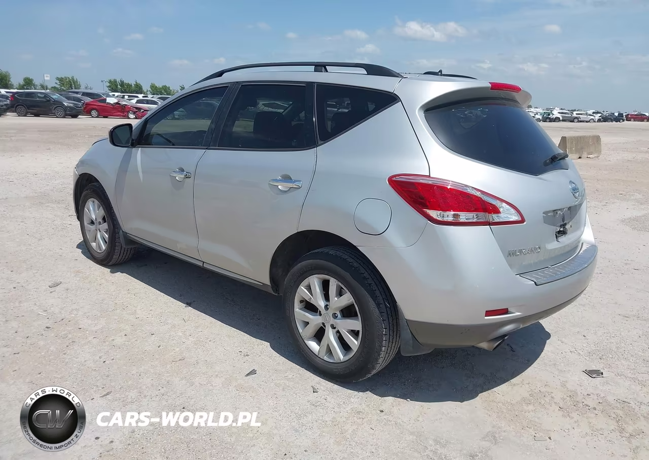 2014 Nissan Murano Sl VIN:JN8AZ1MU4EW400293 - 3