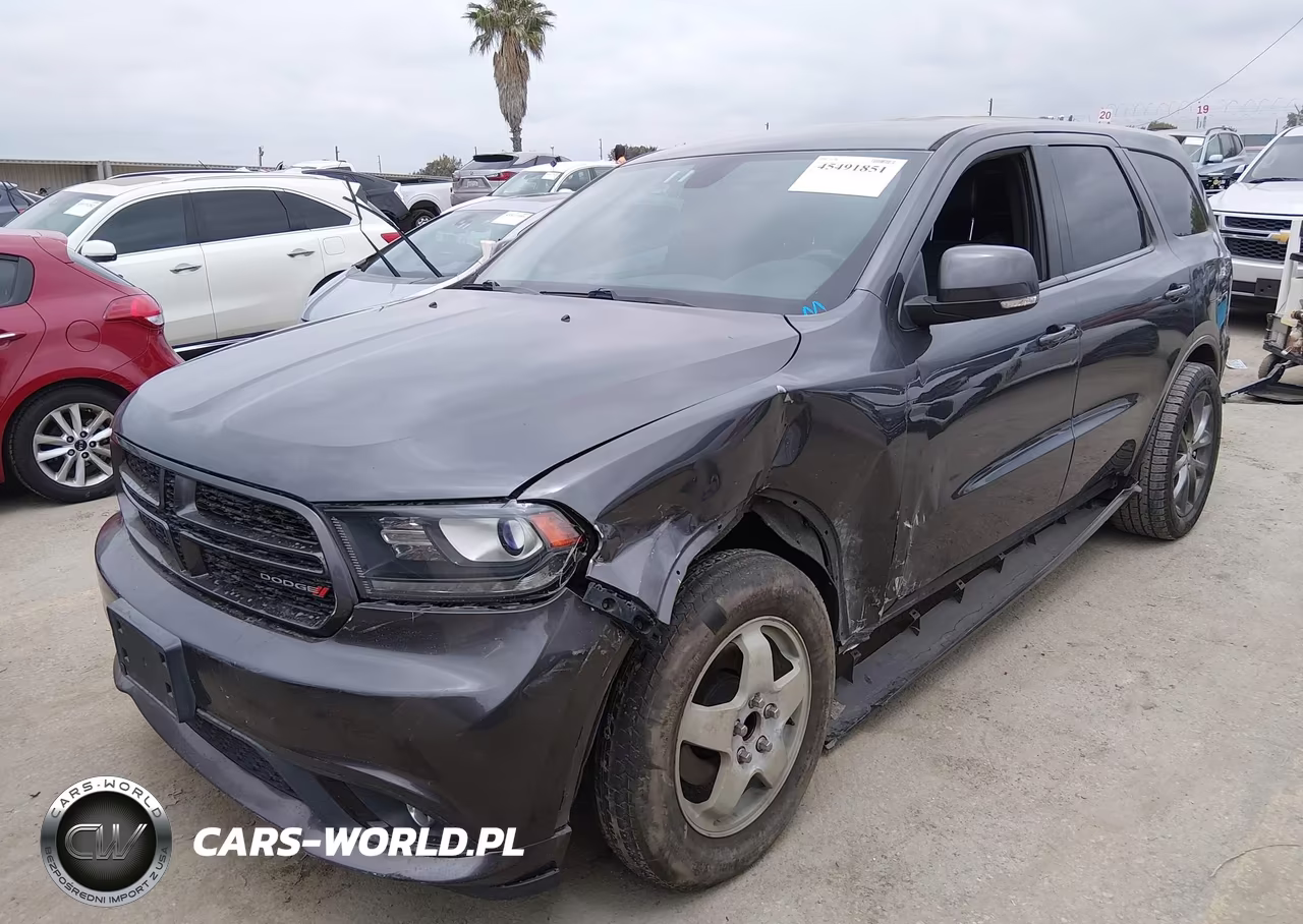 2017 Dodge Durango Gt Rwd VIN:1C4RDHDG6HC619035 - 2