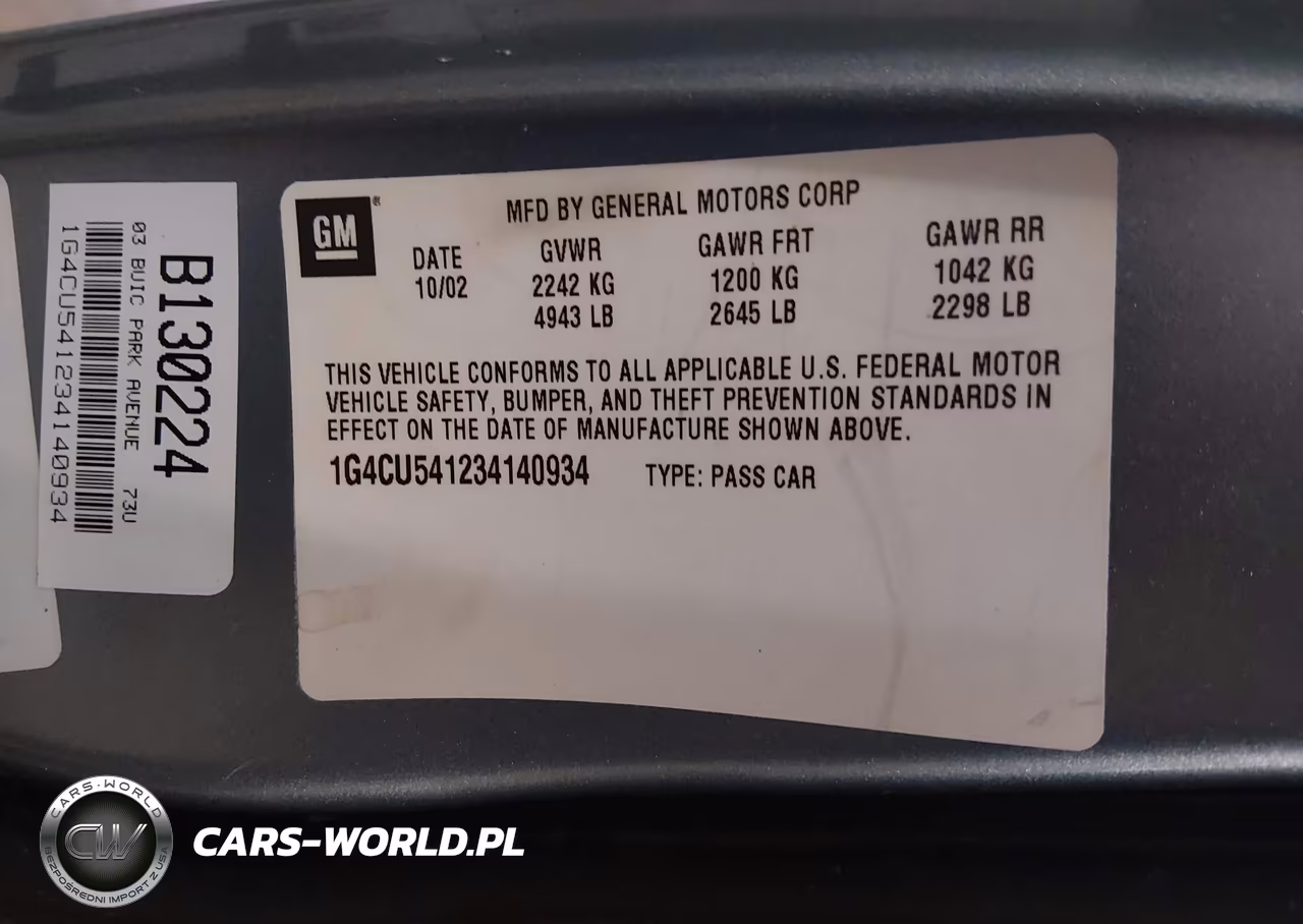 2003 Buick Park Avenue Ultra VIN:1G4CU541234140934 - 9