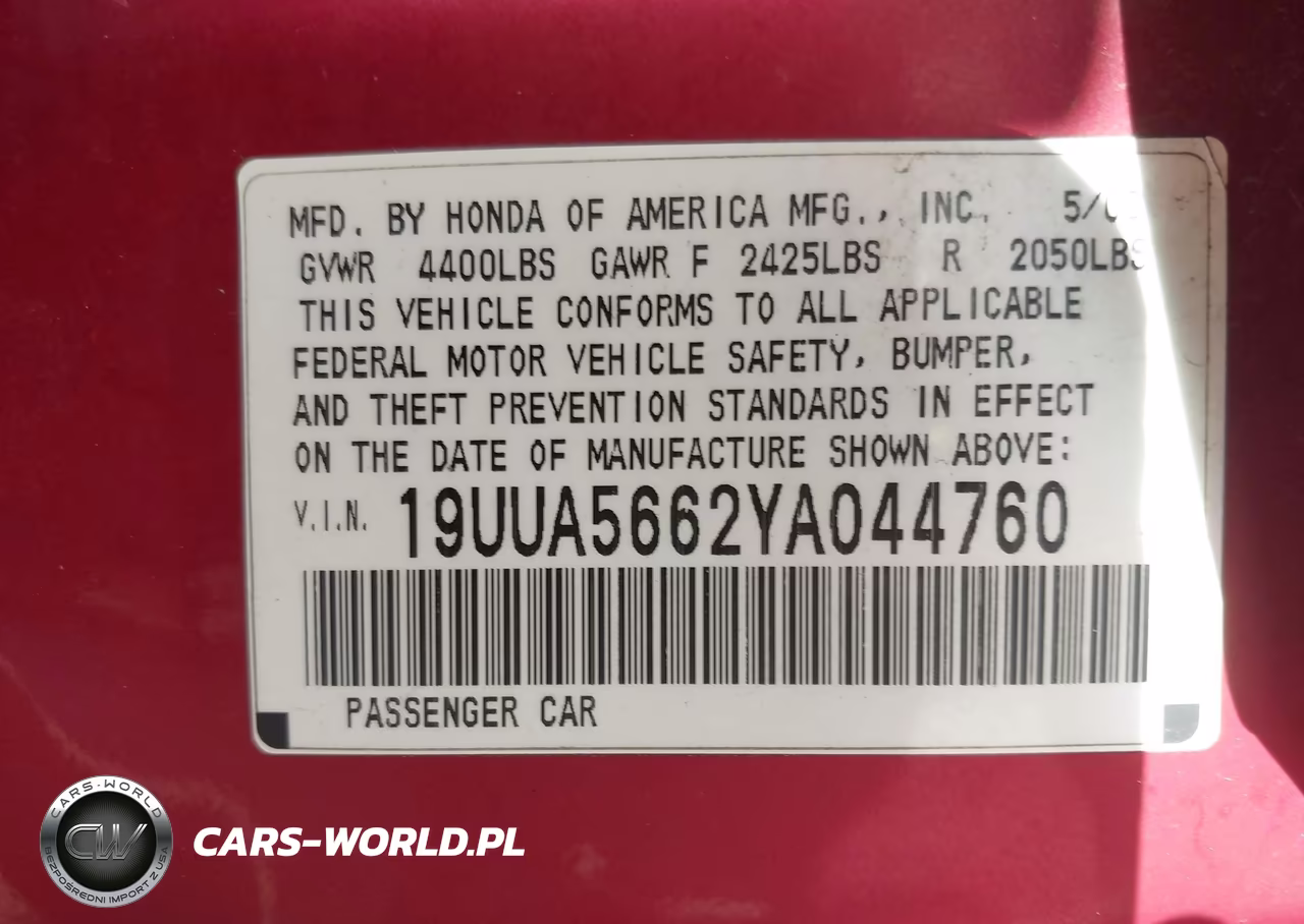 2000 Acura Tl 3.2 VIN:19UUA5662YA044760 - 9