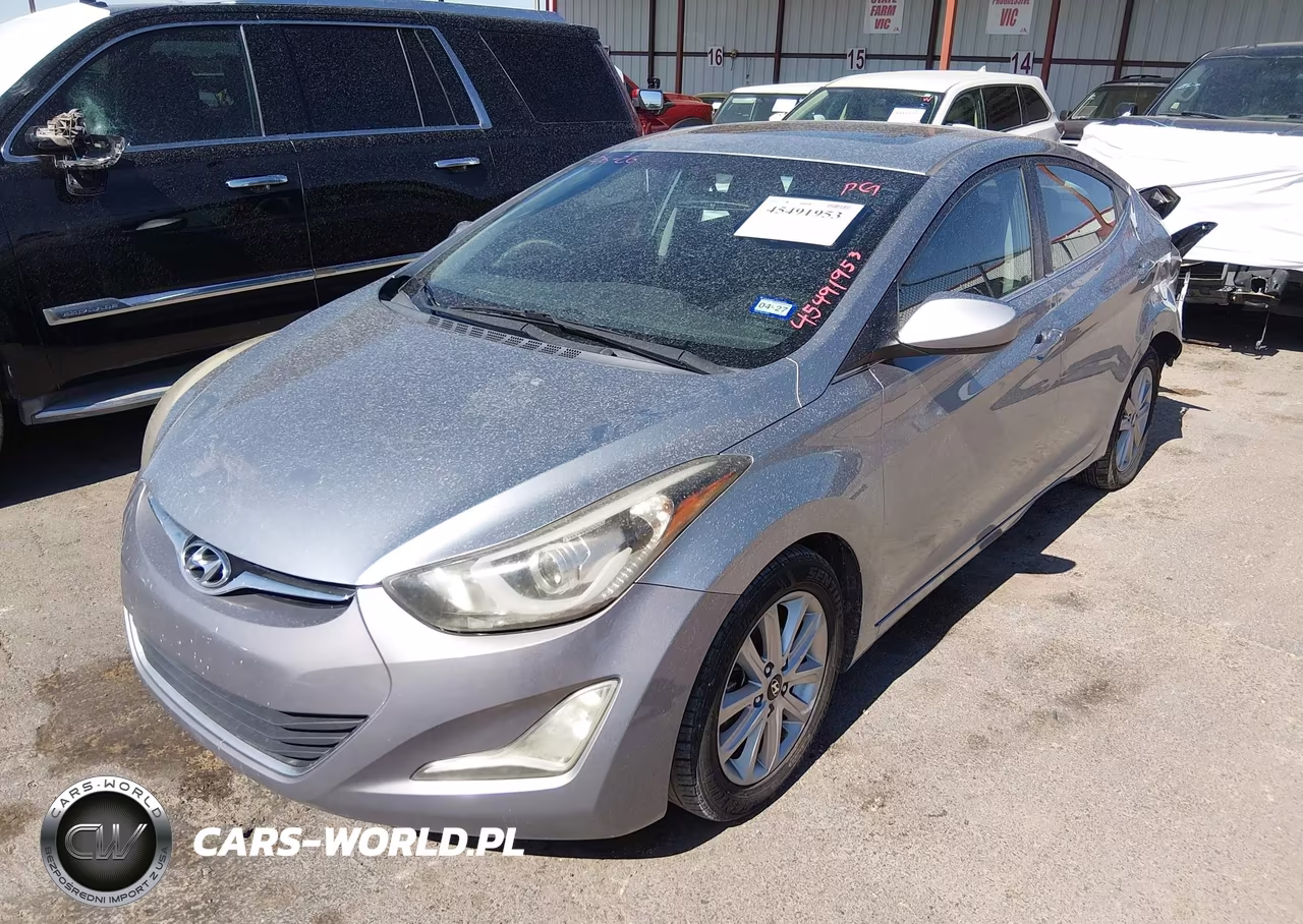2015 Hyundai Elantra Se VIN:KMHDH4AE4FU226177 - 2