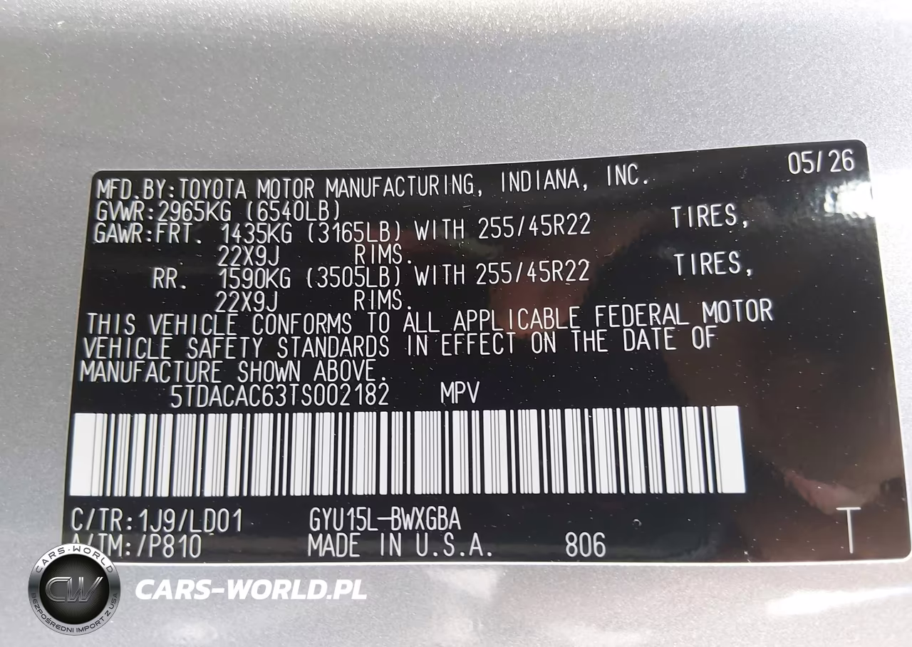 2026 Lexus Tx 550H+ Luxury VIN:5TDACAC63TS002182 - 9