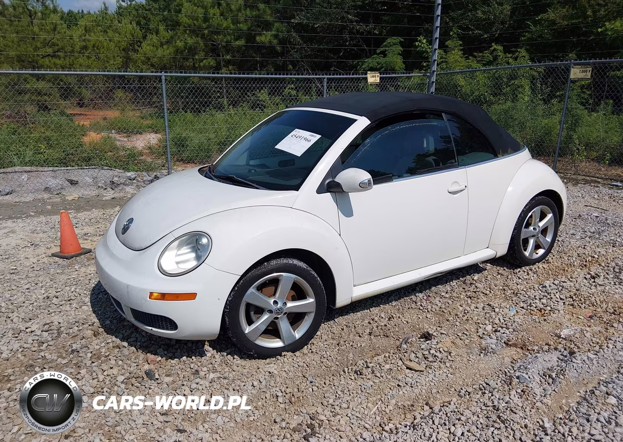 2007 Volkswagen New Beetle Triple White VIN:3VWFF31Y67M411339 - 2