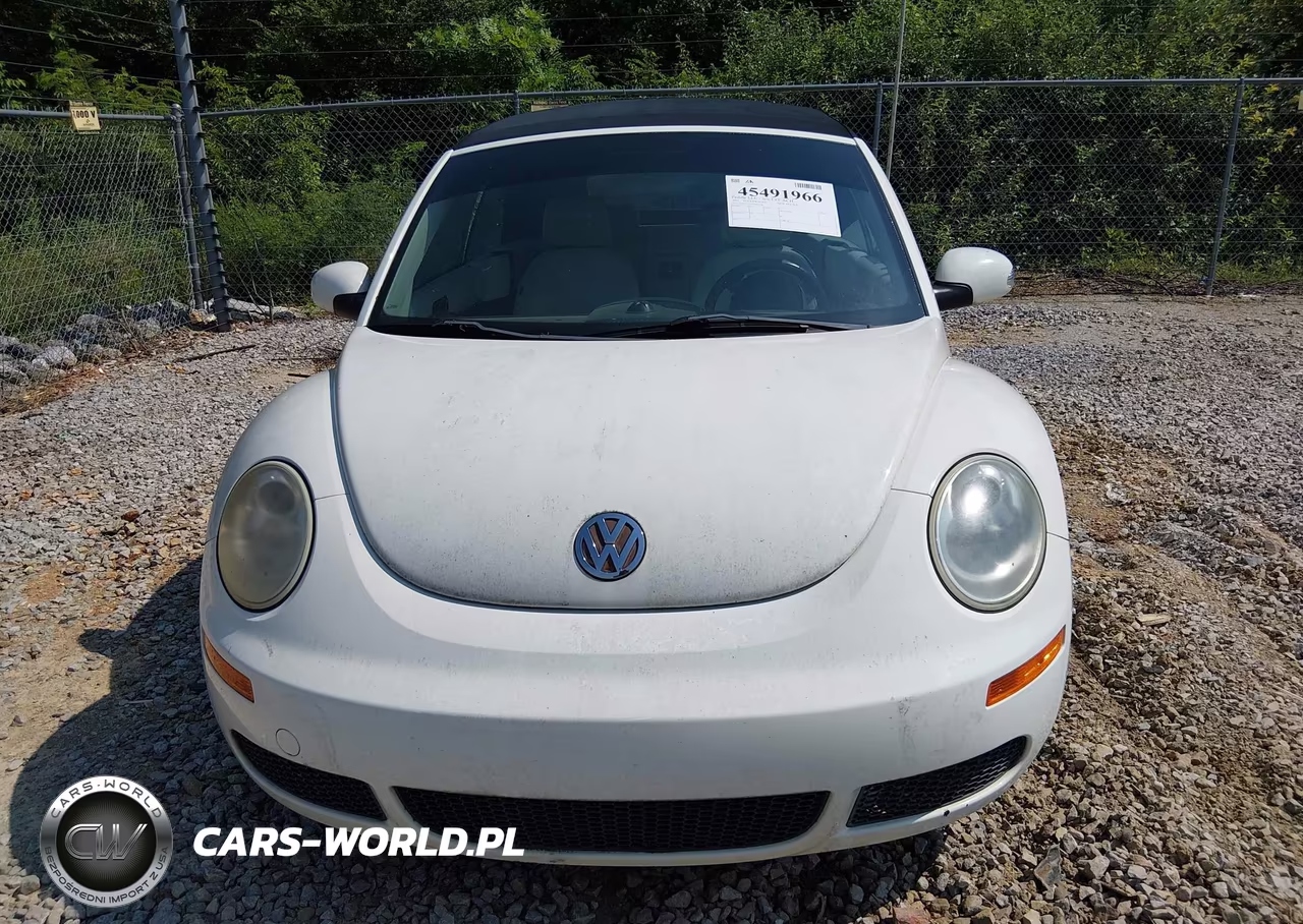 2007 Volkswagen New Beetle Triple White VIN:3VWFF31Y67M411339 - 6