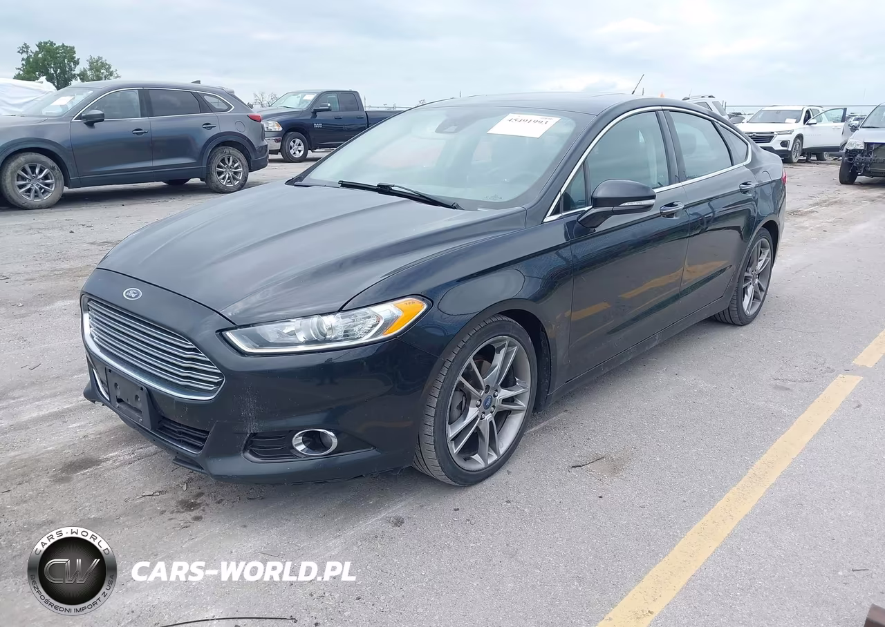 2013 Ford Fusion Titanium VIN:3FA6P0K92DR168722 - 2