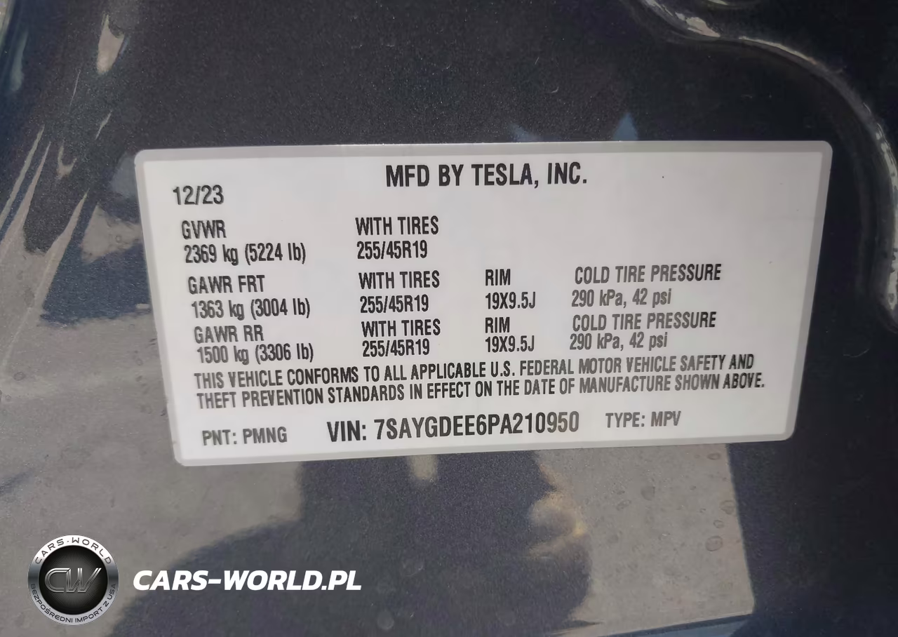 2023 Tesla Model Y Awd-Long Range Dual Motor All-Wheel Drive VIN:7SAYGDEE6PA210950 - 9