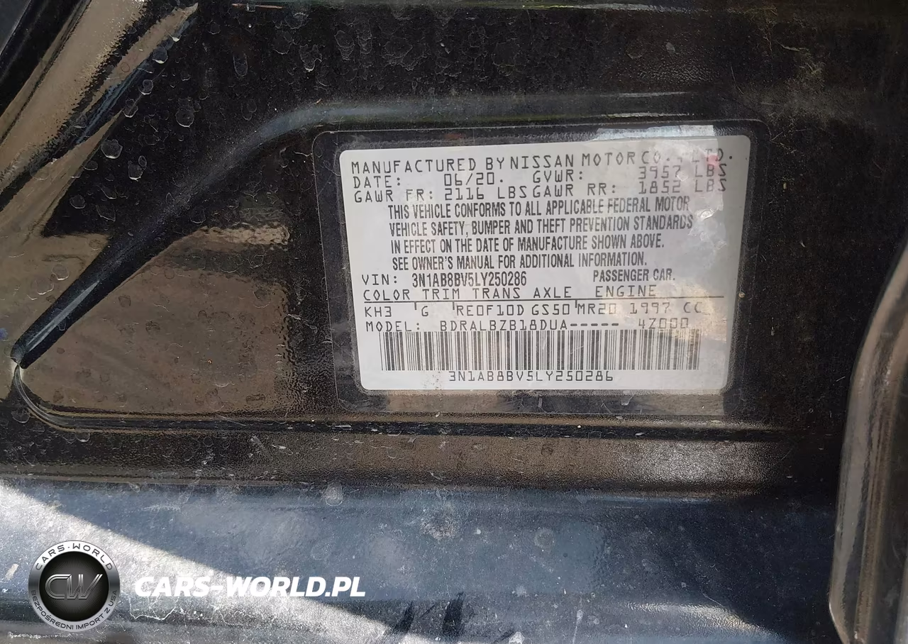 2020 Nissan Sentra S Xtronic Cvt VIN:3N1AB8BV5LY250286 - 9