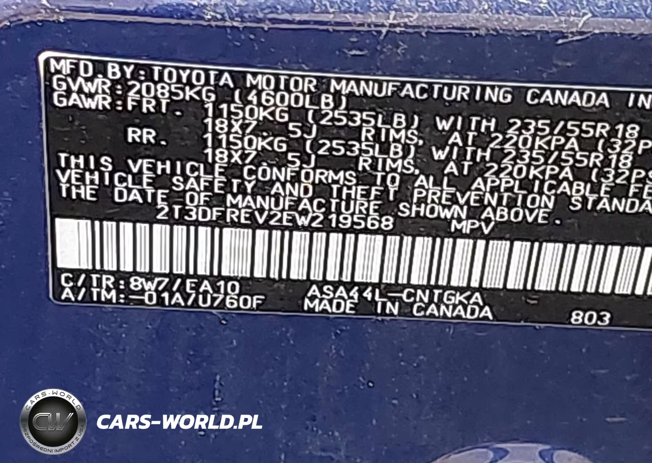 2014 Toyota Rav4 Limited VIN:2T3DFREV2EW219568 - 9