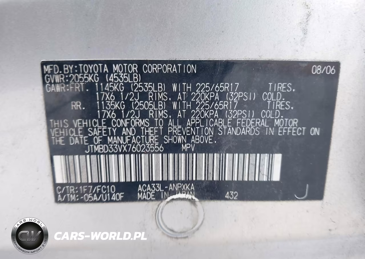 2007 Toyota Rav4 VIN:JTMBD33VX76023556 - 9