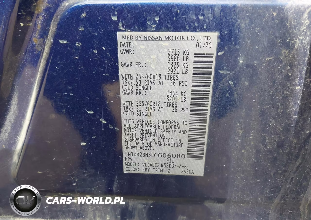 2020 Nissan Pathfinder Sv 2Wd VIN:5N1DR2BN3LC606080 - 9
