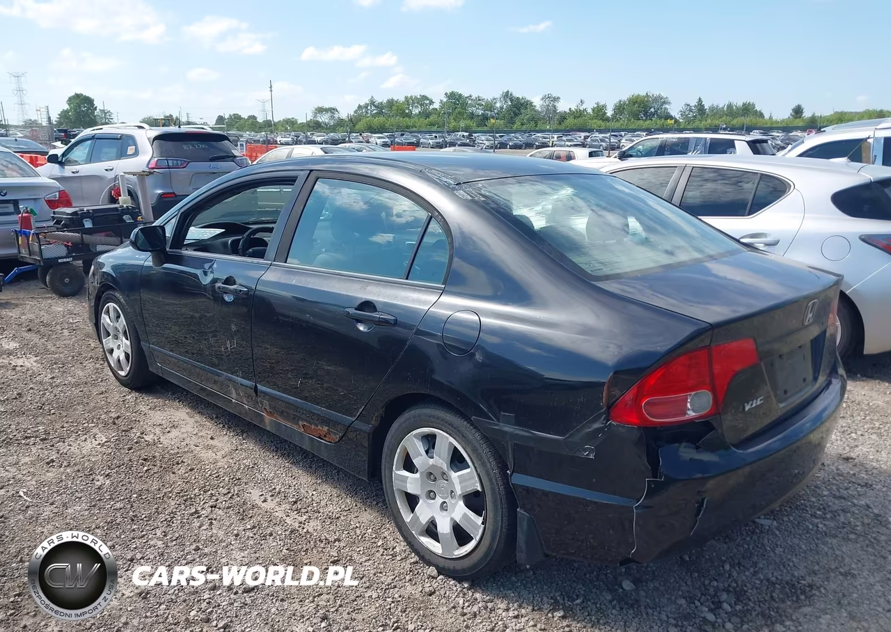 2007 Honda Civic Lx VIN:1HGFA16557L141186 - 3