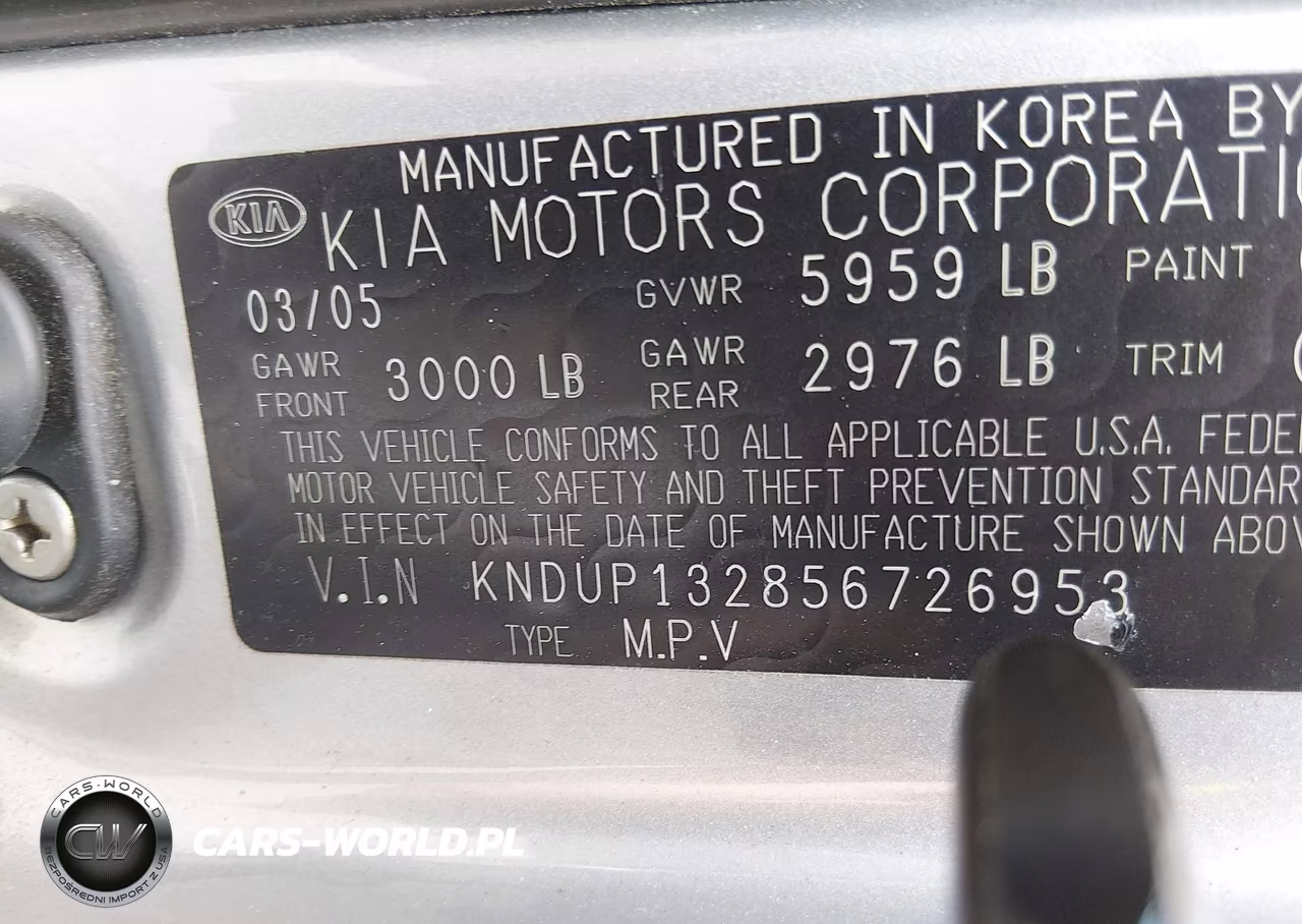 2005 Kia Sedona Ex-Lx VIN:KNDUP132856726953 - 9