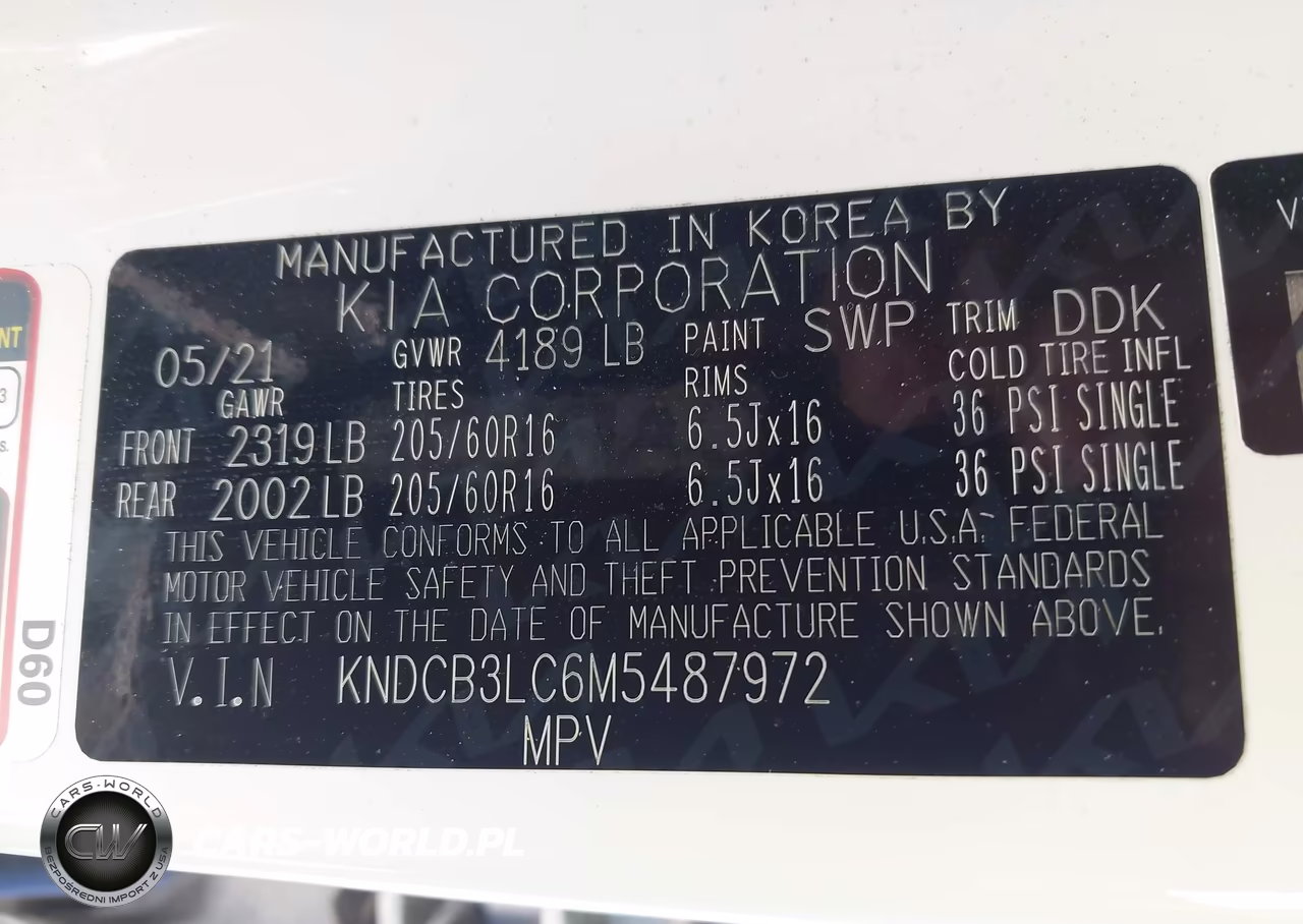 2021 Kia Niro Lxs VIN:KNDCB3LC6M5487972 - 9