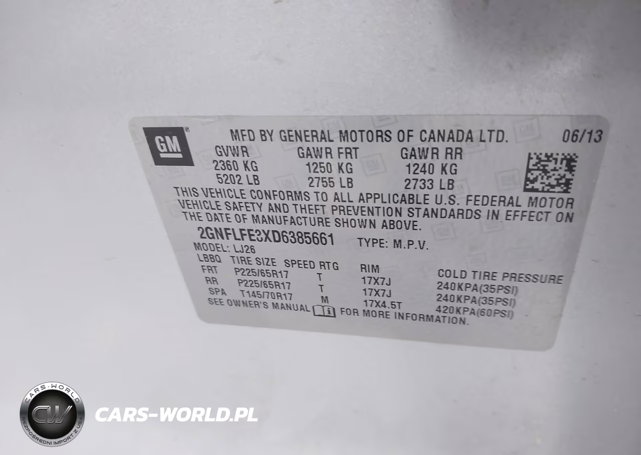 2013 Chevrolet Equinox Ltz VIN:2GNFLFE3XD6385661 - 9