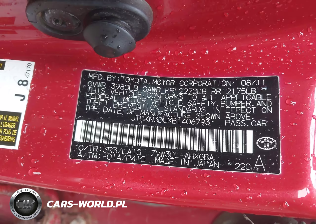 2011 Toyota Prius Four VIN:JTDKN3DUXB1406793 - 9