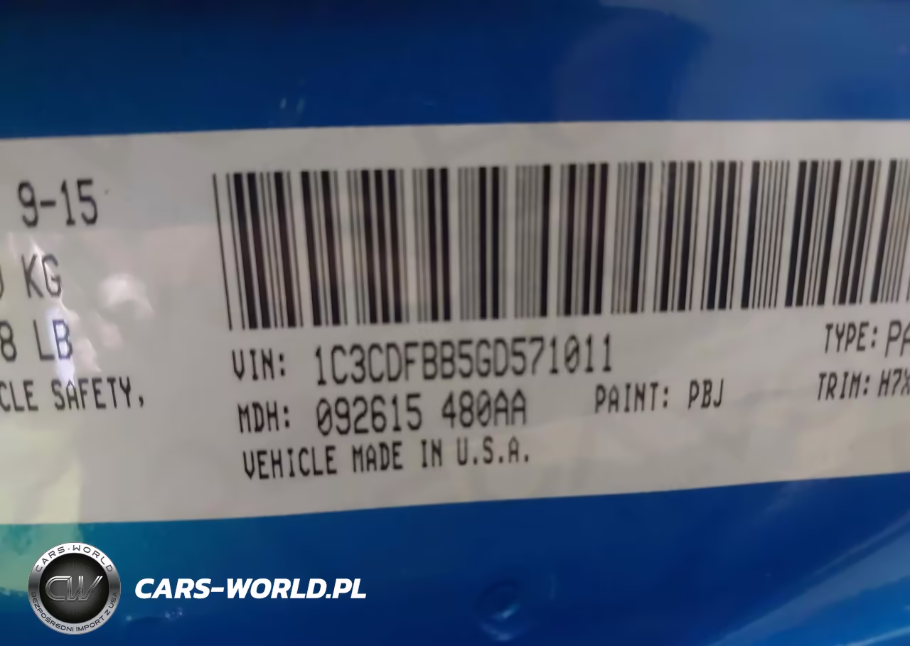 2016 Dodge Dart Sxt VIN:1C3CDFBB5GD571011 - 9