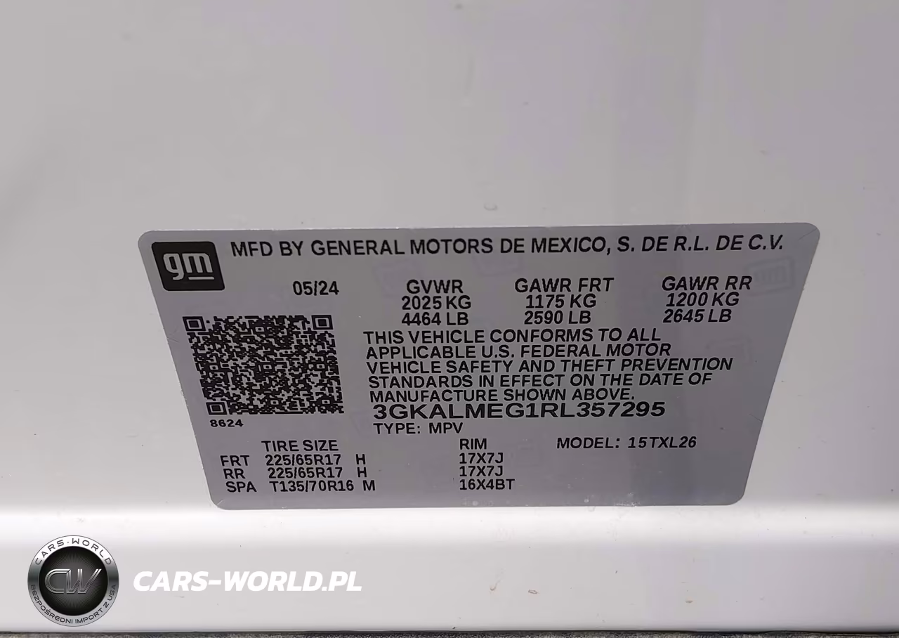 2024 GMC Terrain Fwd Sle VIN:3GKALMEG1RL357295 - 9