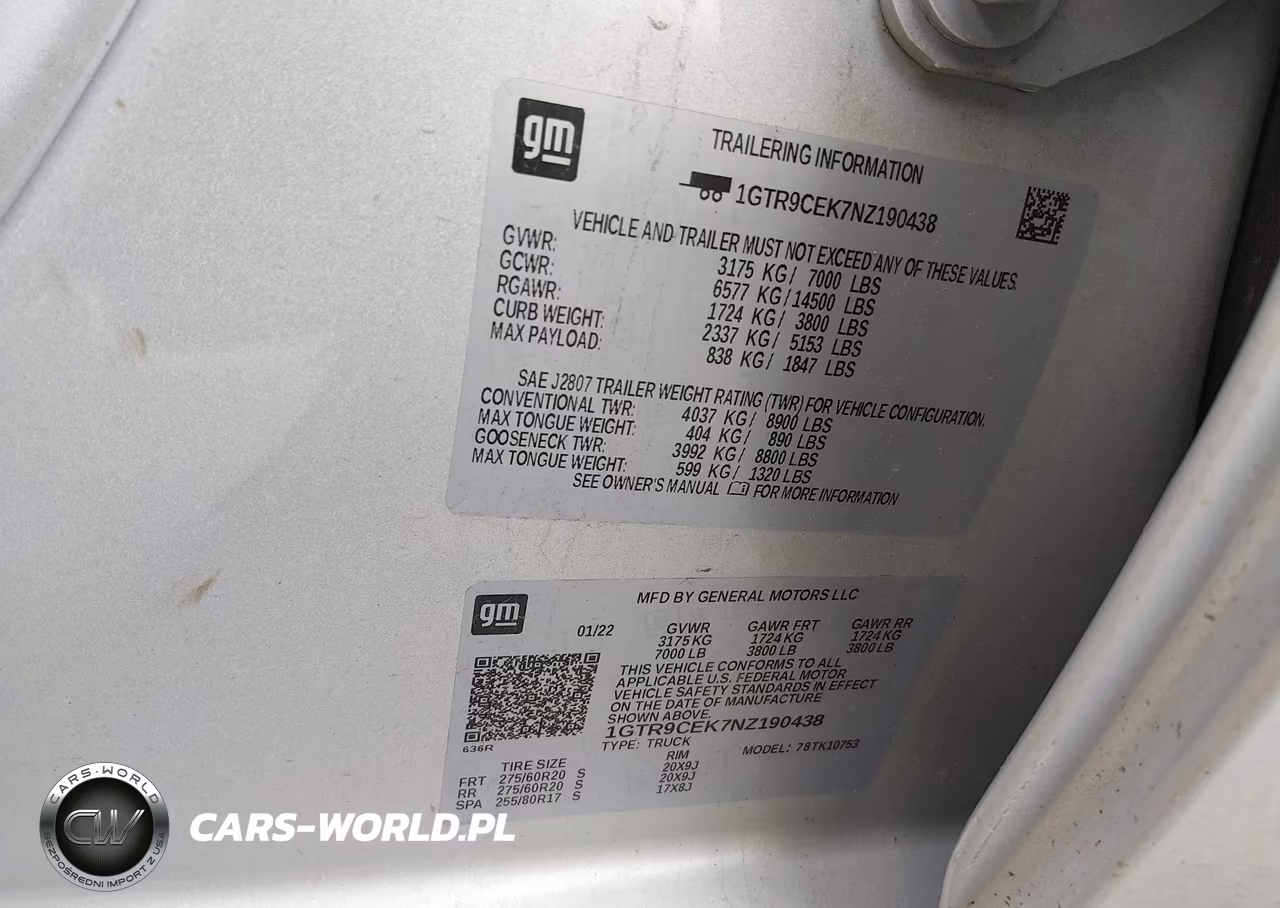 2022 GMC Sierra 1500 Limited 4Wd Standard Box Elevation VIN:1GTR9CEK7NZ190438 - 8