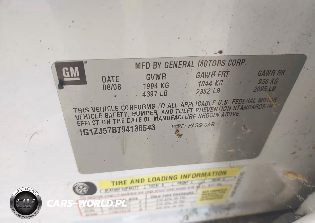 2009 Chevrolet Malibu Lt VIN:1G1ZJ57B794138643 - 9