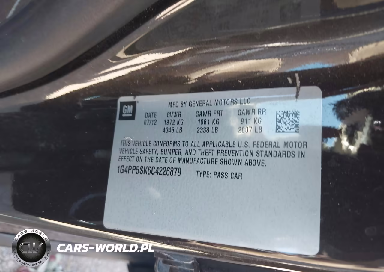 2012 Buick Verano VIN:1G4PP5SK6C4226879 - 9