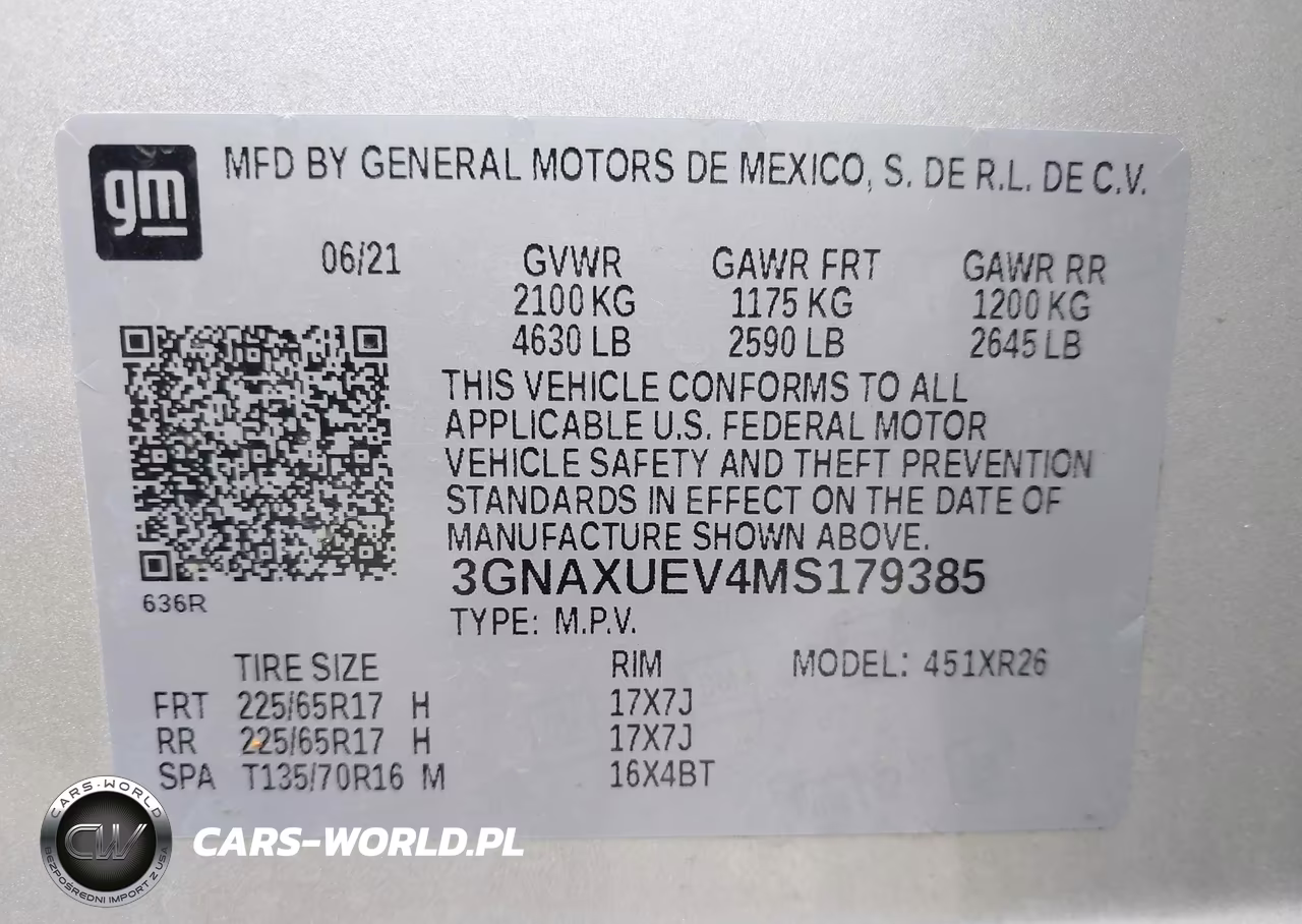 2021 Chevrolet Equinox Awd Lt VIN:3GNAXUEV4MS179385 - 9