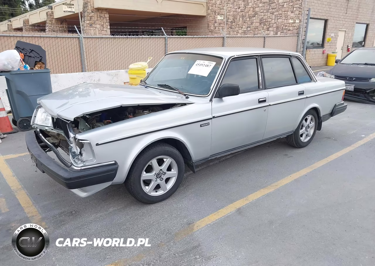 1987 Volvo 244 Dl-Gl VIN:YV1AX8847H1229586 - 2